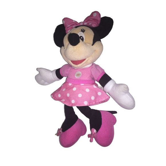 Cute fun Minnie Mouse Plush that plays the 'Hot Dog, Hot Dog, Hot Diggity Dog' - Picture 1 of 8